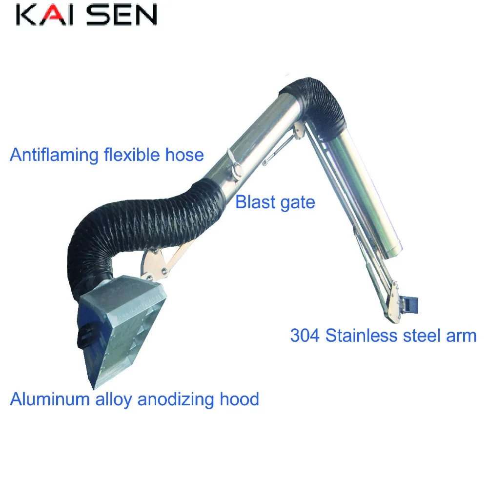 Fume Extraction Arm Dust Collector Hose For Welding Fume Extractor Fume