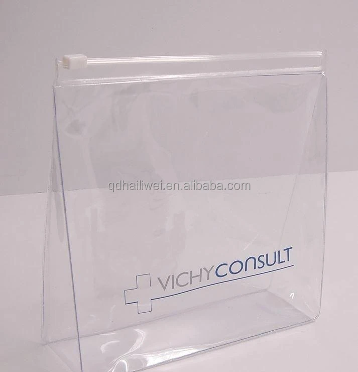 plastic bag with zipper and handle