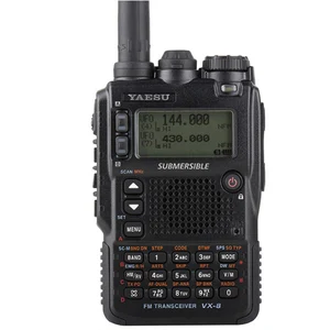 Yaesu VX 8DR Three Band Waterproof Handheld FM Ham Radio