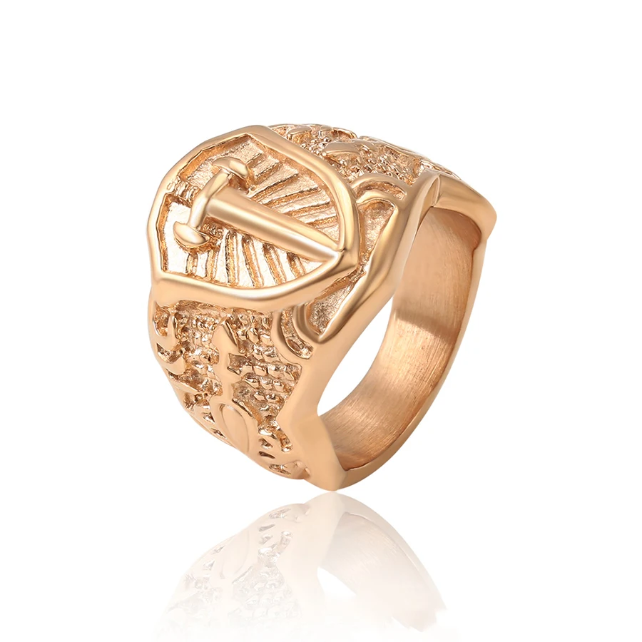 

15992 Xuping hot sale fashion new design mens jewellery gold plated men ring bague en or pour homme