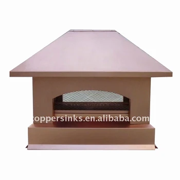 High Quality Copper Chimney Cap In Kitchen Copper Fireplace