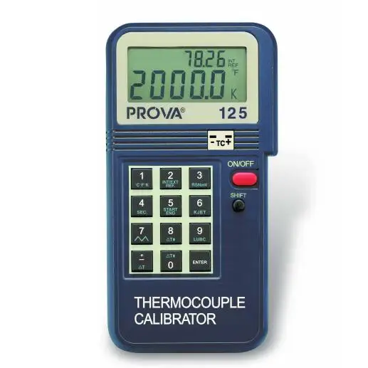 

PROVA-125 Temperature Calibrator Thermocouple Auto Ramp & T Function PROVA125