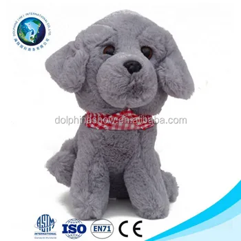 stuffed dog with big eyes