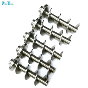 Image of High Temperature Resistance feed screw for wood Pellet Grill Auger Stove Oven Pellet Hopper Assembly