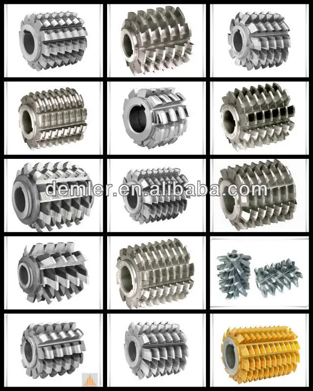 1- M24 Standard gear hob, class A, PA20 dgree HSS M2/M35 with TIN coating