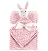 Plush and Security Baby Blanket Super Soft Set, Baby Comforter One Size