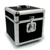 Large capacity aluminium vinyl record case CD storage case