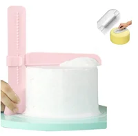 

Adjustable Fondant Cake Scraper Icing Cream Spatula Edges Smoother