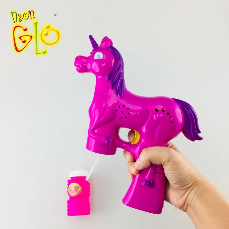 
Unicorn Party Supplies LED Bubble Gun Toy 