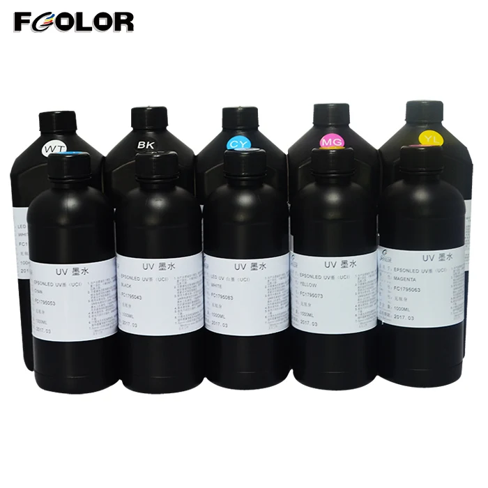 Fast Curing Led UV Curable Ink for Epson DX5 printer UV Ink Price