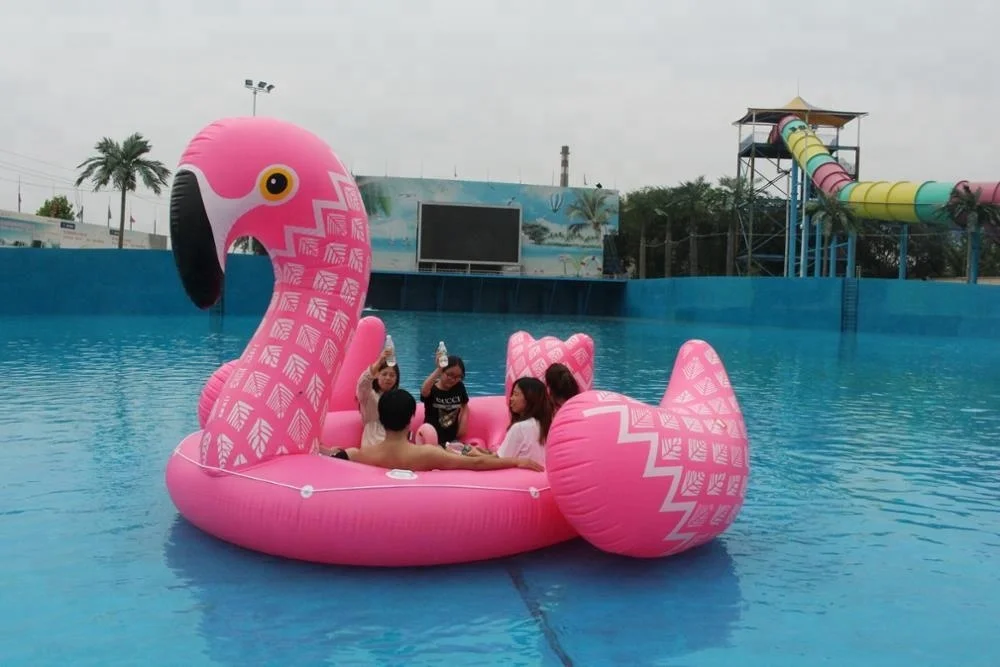 
GIANT UNICORN / FLAMINGO Party Island 6 Person FLOAT 