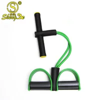 

Sit-up Pulling Strap 4 Resistance Bands Workout Pedal Pull Rope