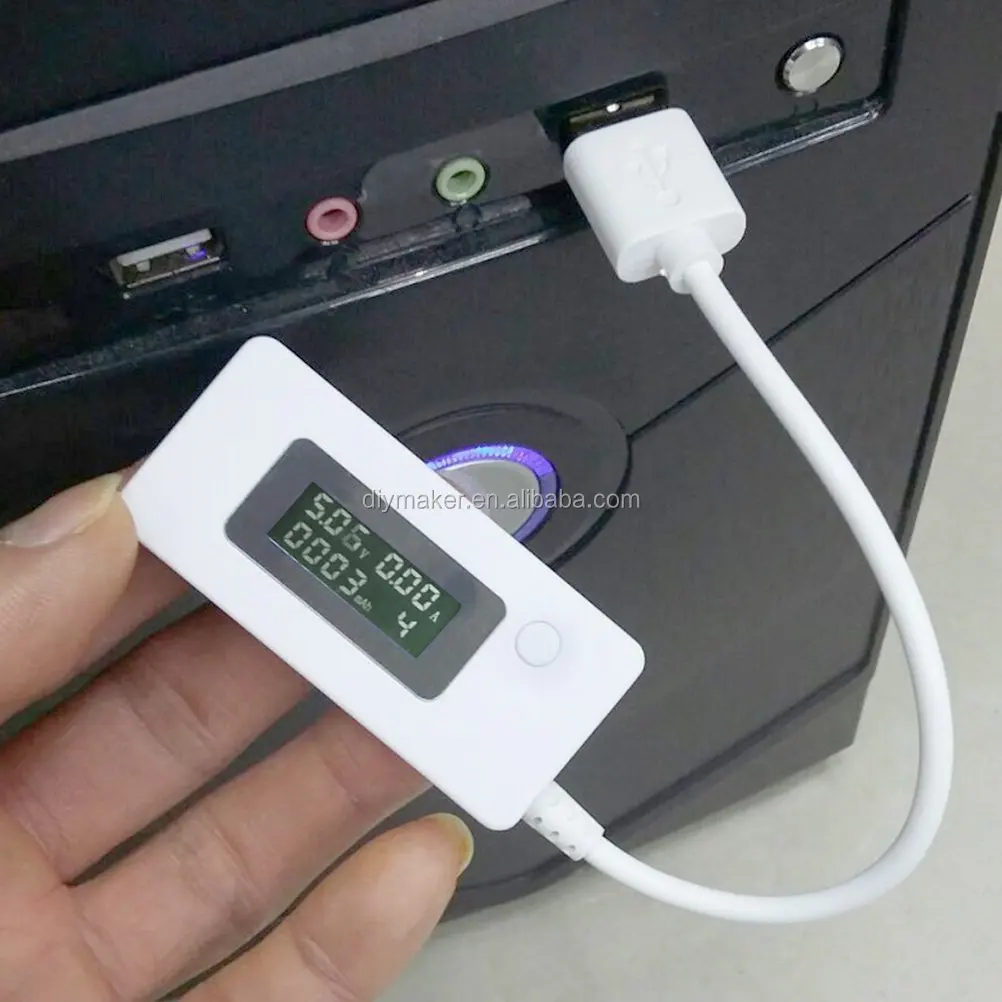 LCD USB Charger Capacity Current Voltage Tester Meter For Phone Power Bank ✨ 