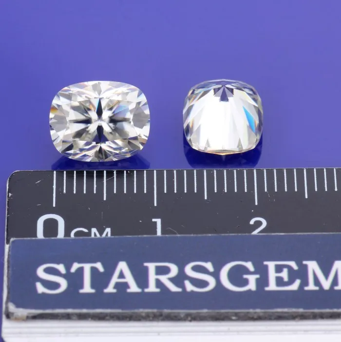 

starsgem factory price 8*10mm cushion cut moissanite diamond, Def