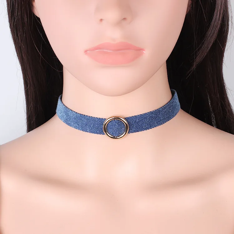 

Gift for Women Fashion jeans Jewelry Choker Necklace