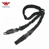 

yakeda High quality 2 point outdoor military sling bungee adjustable tactical airsoft rifle gun sling