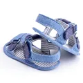 Super Baby Newborn Baby Cowboy Sandals Girls Princess Shoes Infant Toddler Gladiator Cotton Fabric Shoes