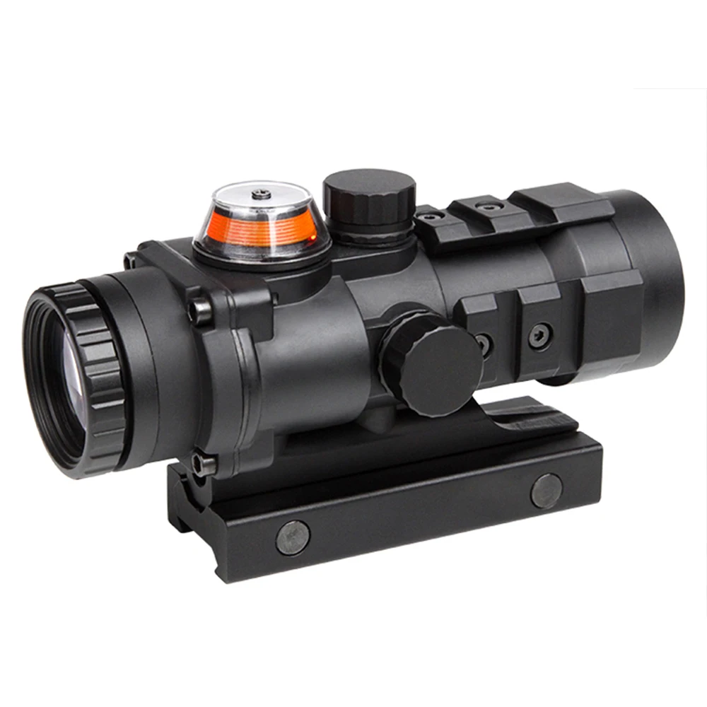 

3x32 red or green fiber night vision prism scope , red dot reticle, for .223 caliber airsoft gun