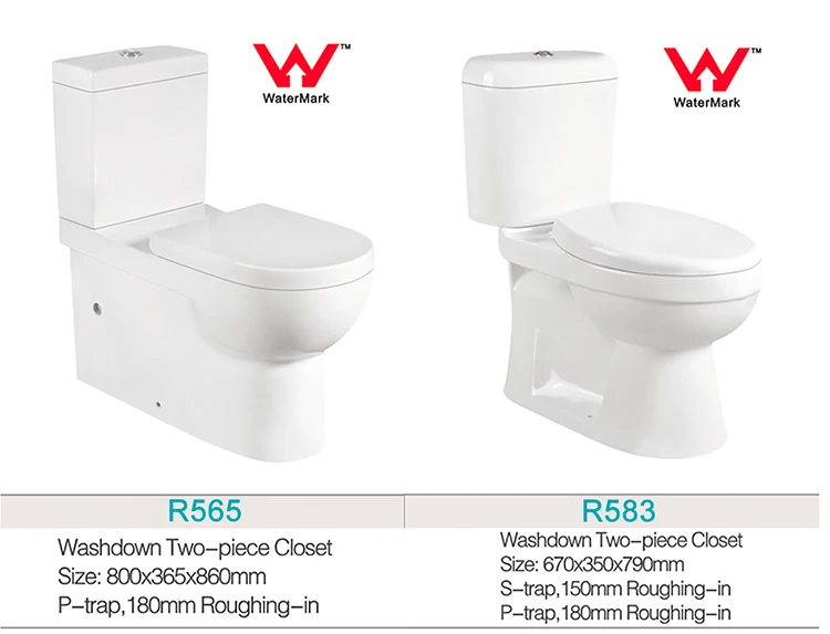 New Design Toilet Sanitary Ware Washdown Watermark Australia Standard