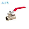 USA eco-friendly copper forged water supply 1/4" insert female thread full port brass ball valve