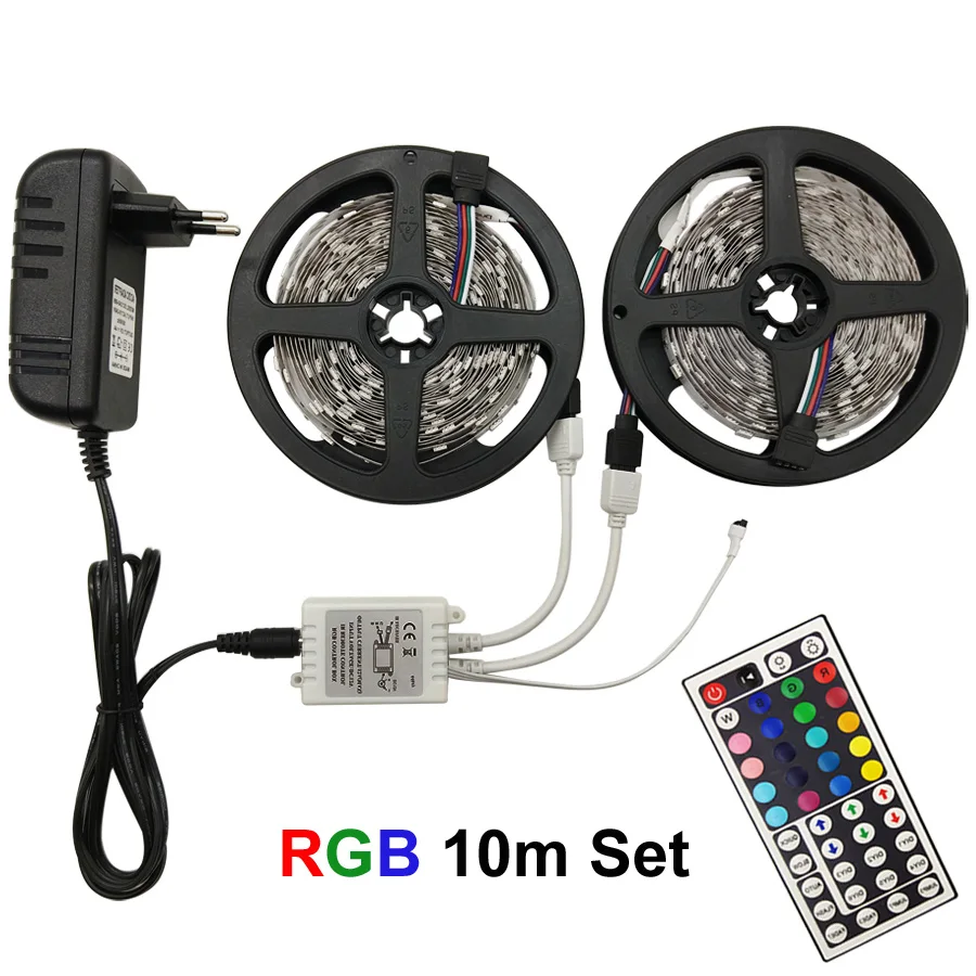 High lumen SMD 5050 Led Strip 5M RGB led tape with 3m 200mp high quality