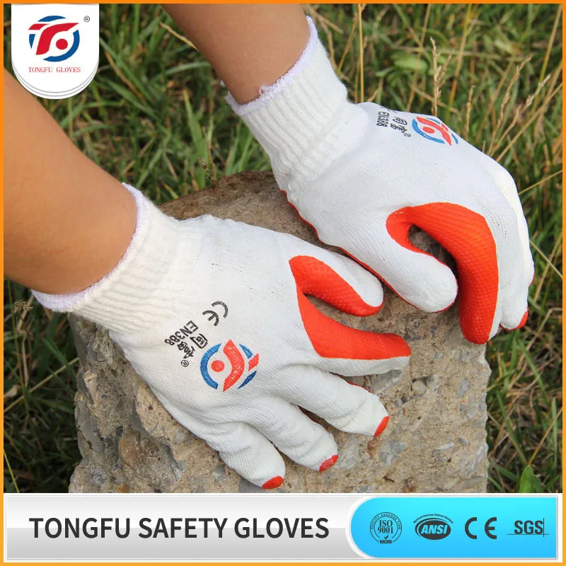 rubber coated gloves-2
