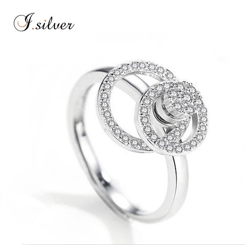 

motion dancing 925 silver cz ring women AR10230 silver floating ring, N/a