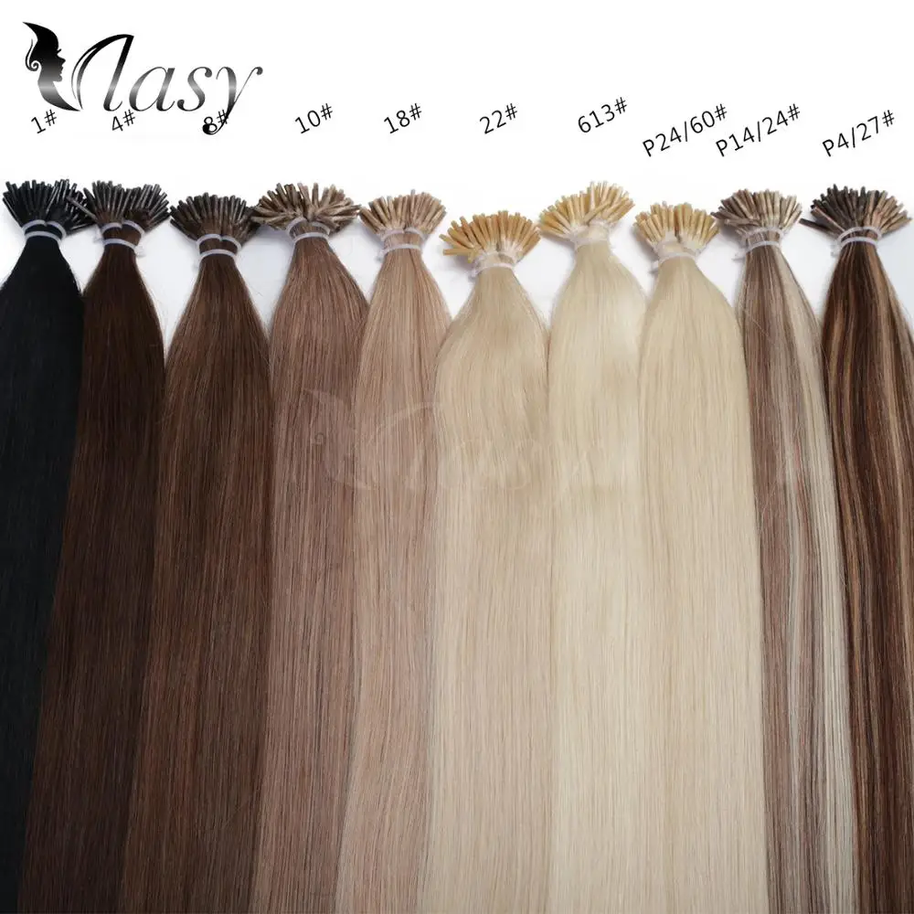 

Vlasy 16inch 50s 50g Straight Stick I Tip Hair Extens Doubl Drawn I Tip Hair Extensions