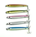 1pcs Pesca isca artificial 40g knife Jigging Metal Spoon VIB artificial bait hook boat fishing lures