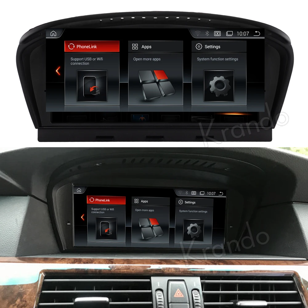 Krando Android 8.1 8.8'' Car Dvd Audio With Gps For Bmw 5 Series E60