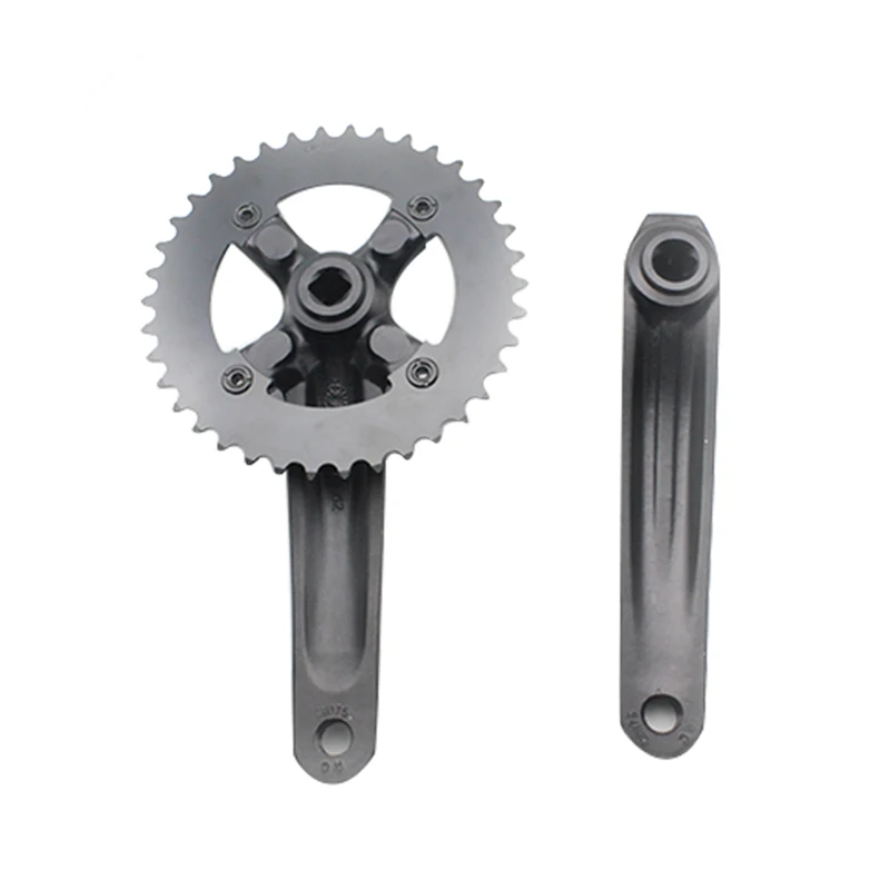 Alloy Bicycle Gear Set Tandem Crankset With Left Pedal Thread