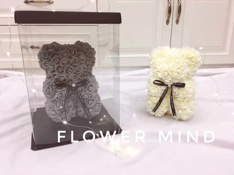 preserved rose teddy bear