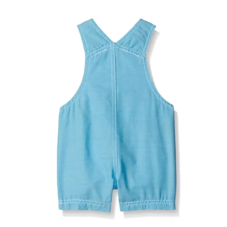 Wholesale little boys denim fashion strap baby clothes set with t-shirt (3).jpg