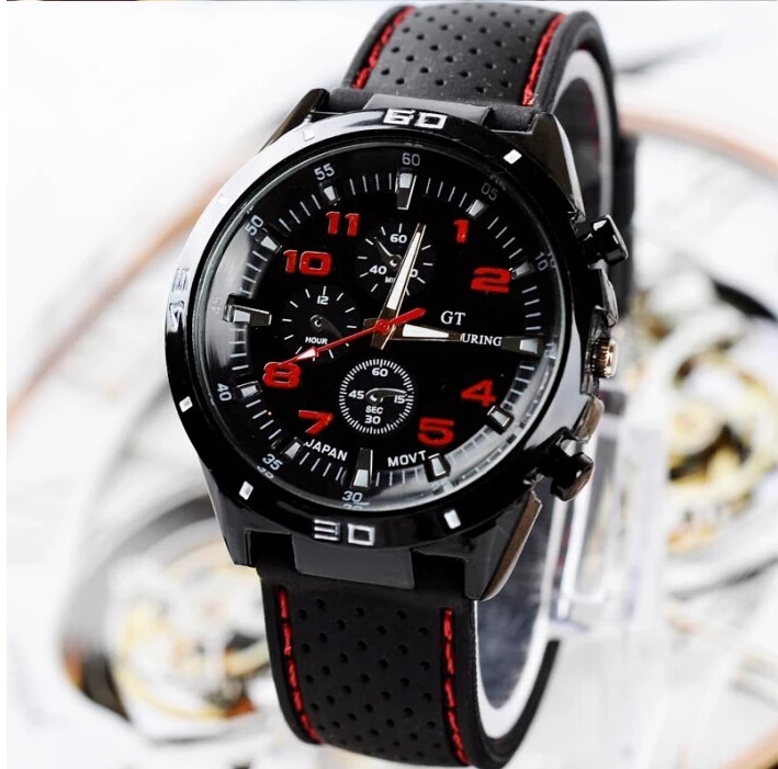 

2019 Wholesale silicon man watch, Customized