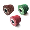 Non-Woven Abrasive Nylon Polishing Wheel Flap Combi Sandpaper Brush Metal Stainless Steel Grinding Drum Material