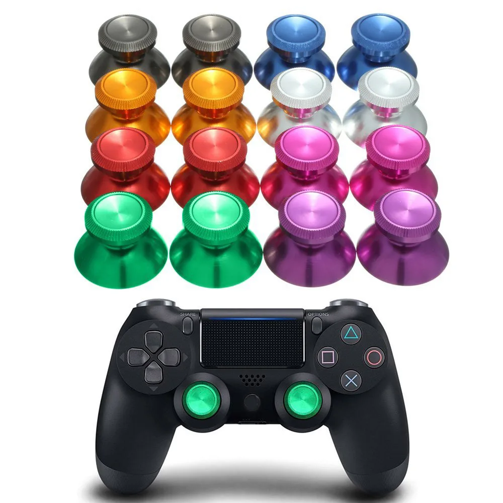 

metal thumbsticks joystick for Xbox One/PS4 aluminium alloy analog stick button joystick thumbsticks, Pink, red, gold, green, blue, black, purple,silver.