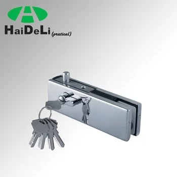 glass door patch lock