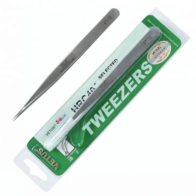 
Vetus ST Series Tweezers for Eyelash Extension Makeup Tools Eyelash Tweezers 