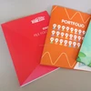 Plastic File Folder with 20 pages of clear Inserts, A4 Size File Holder, Custom Design File Holder for Letter Size