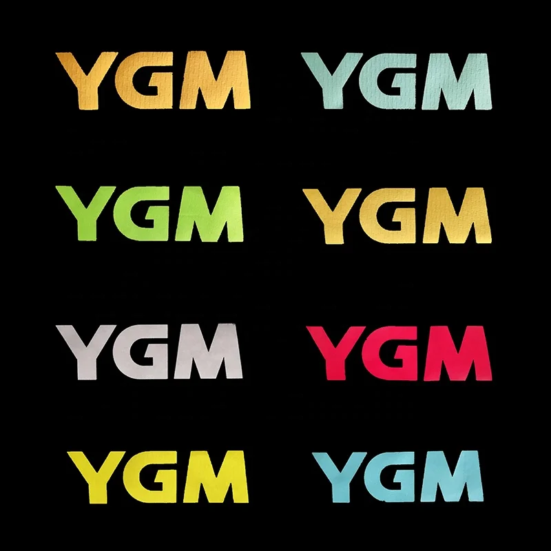 
High visibility custom pet adhesive rainbow reflective heat transfer printing film vinyl 