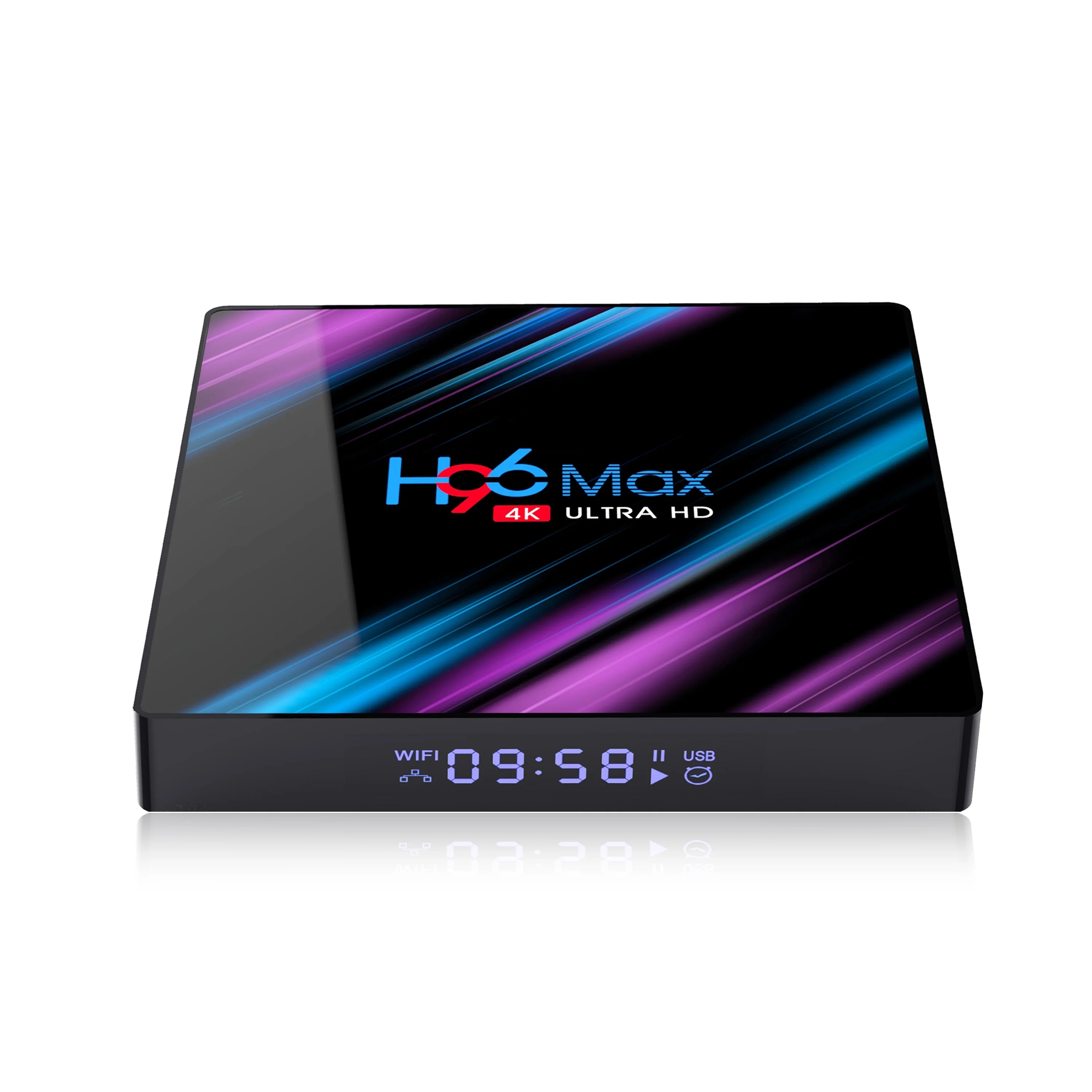 

2019 Newest Rockchip H96 MAX RK3318 TV Box Android 9.0 TV Box, Balck