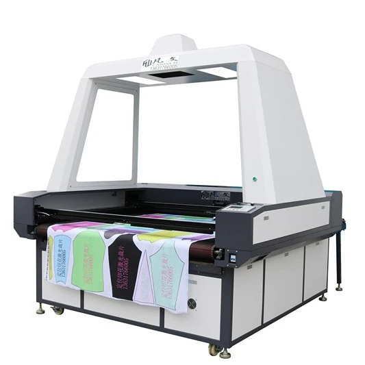 
Sublimation t shirt clothing industry Auto Feeding Mini Laser Cutting Machine 