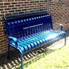 Outdoor Park Solar Energy Mobile Phone Charger Products Solar Bench Lighting