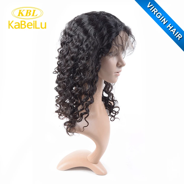 Natural 360 Brazilian Human Hair Lace Half Wig For Black Women 360