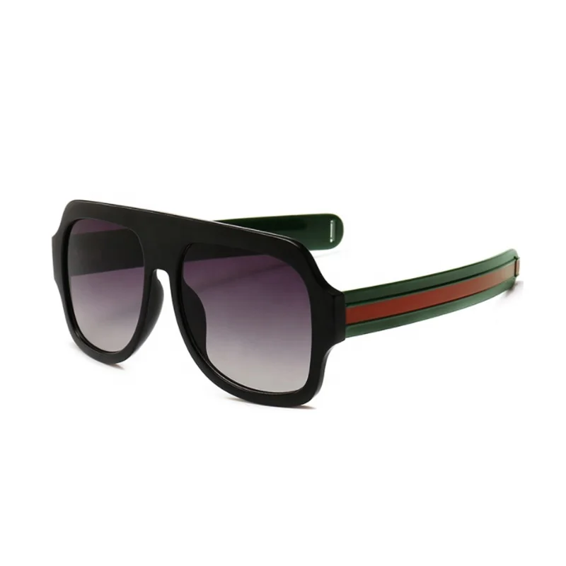 

2019 Factory wholesale square shades plastic fashion women sunglasses with wide arm