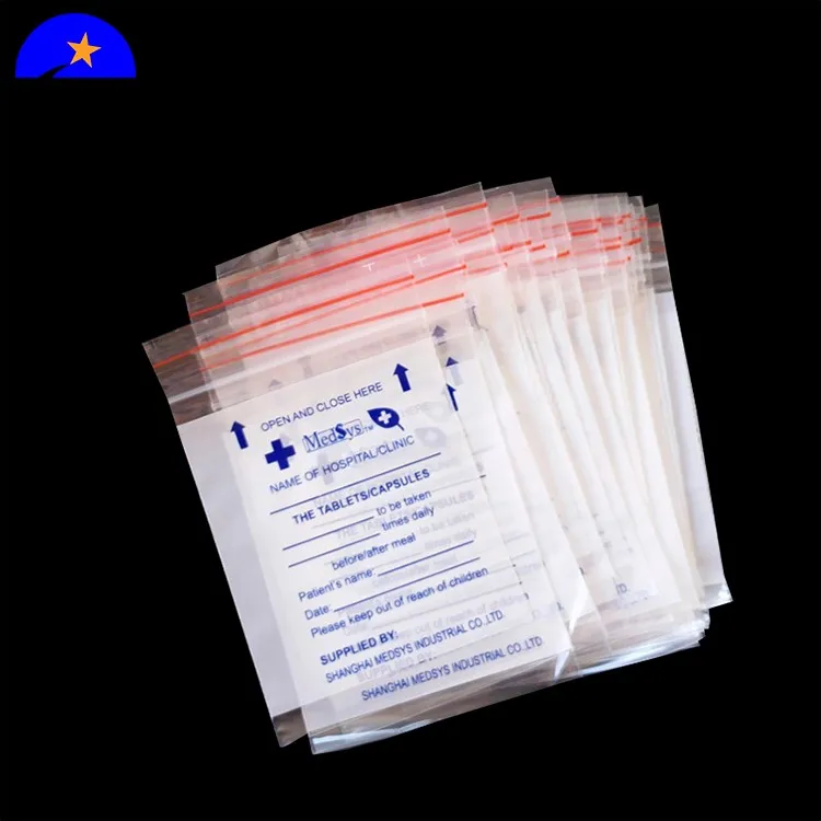 Medical Plastic Bag Drug Packaging Pill Dispensing Envelope,Ldpe