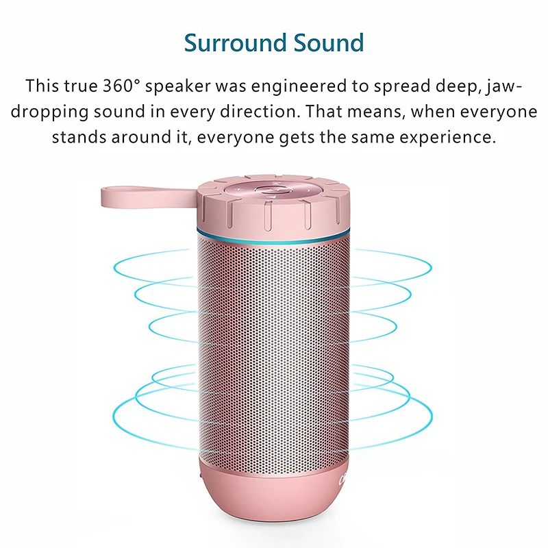 2019 high quality IP65 waterproof Portable Bocinas Bluetooth Speaker - ANKUX.COM