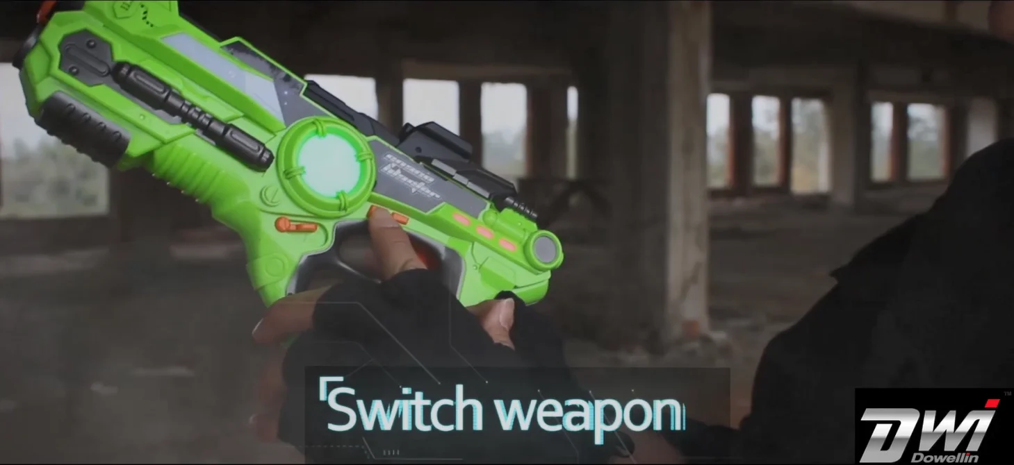 shocking laser tag gun set