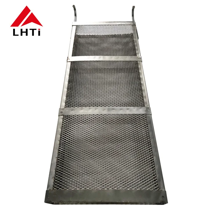 Gr2 titanium anode basket electroplating 5x10 6x12mm for chemical Industry
