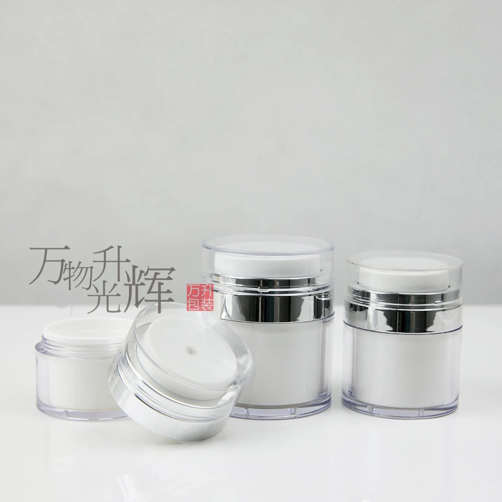 
Acrylic cosmetic jar Plastic cream airless pump jar in cheap price 